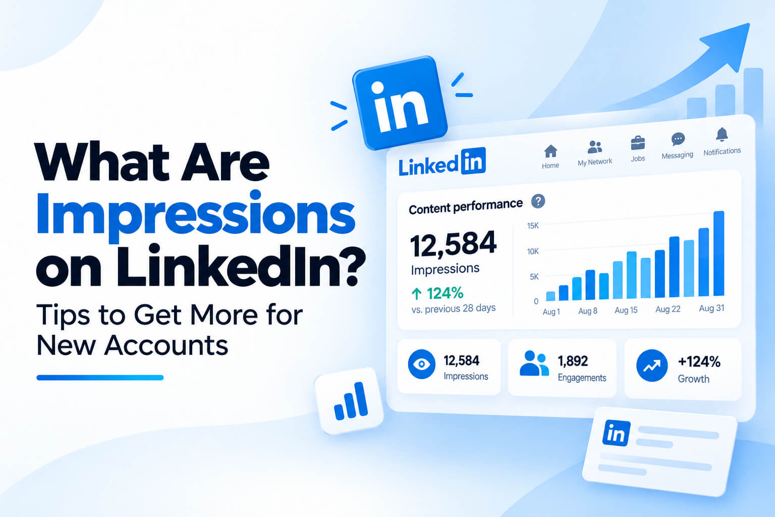 What are impression on Linkedin